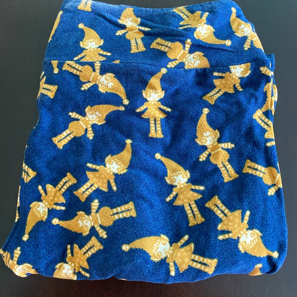 GUC Lularoe T&C Christmas Elf Leggings